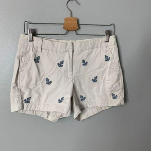 J. Crew Light Tan Anchor Shorts Sz 4‎